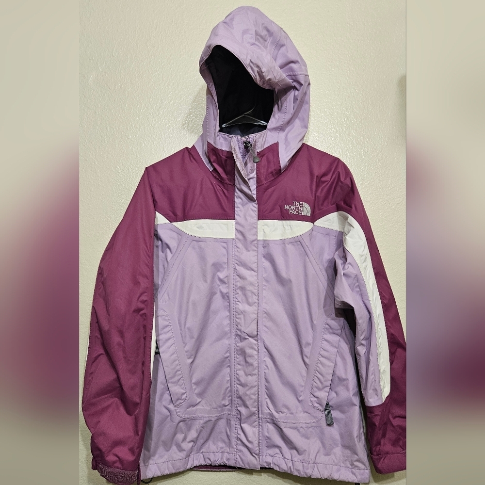 The North Face Lavender and Plum Hooded Ski Jacket
